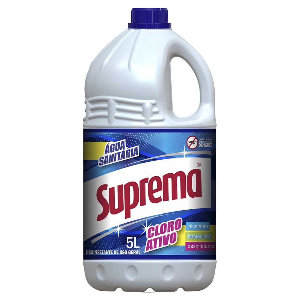 Água Sanitária 5 Litros Cloro Ativo Suprema